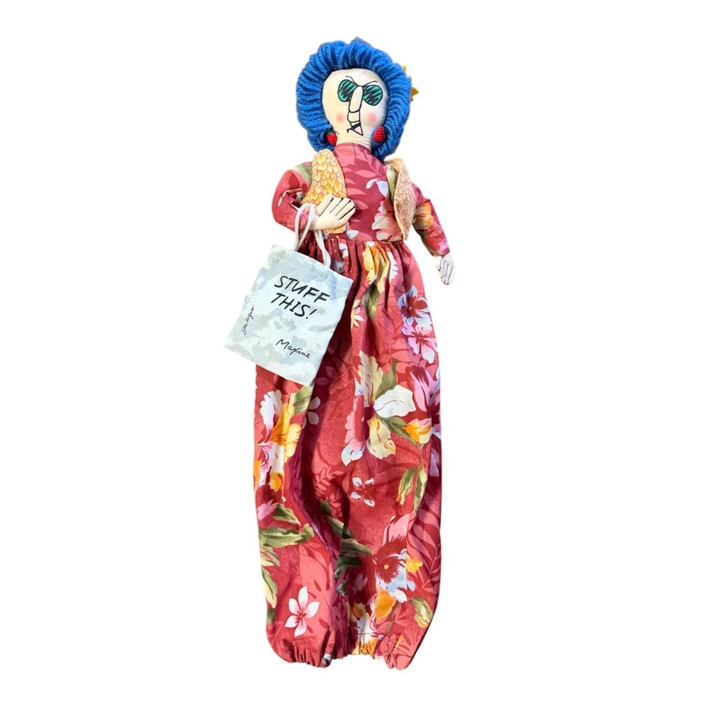 Hallmark Maxine Plush Grocery Bag‎ Holder Holder J. Wagner "Stuff This!"
